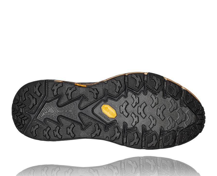 Hoka One One Mens Trail Shoes - Speedgoat 4 CNY - Black/Gold - DNBO64928